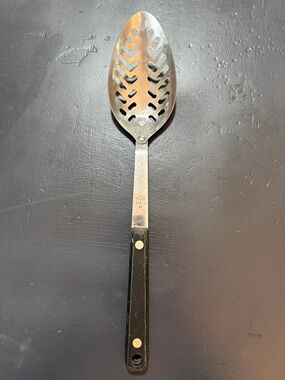 Vintage Flint Slotted Spoon